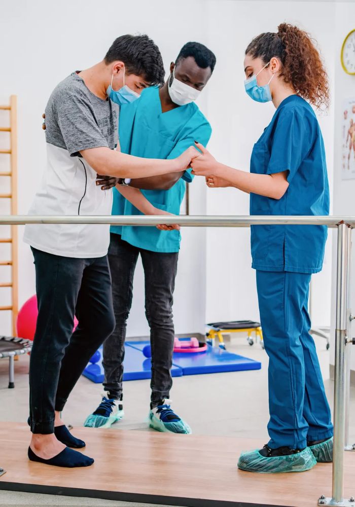physiotherapy rehabilitation session